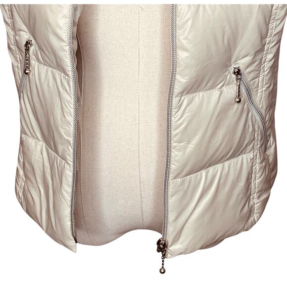 Coatology New York Women’s Small Vest Quilted Down Filled Packable Full Zip EUC - Picture 4 of 11
